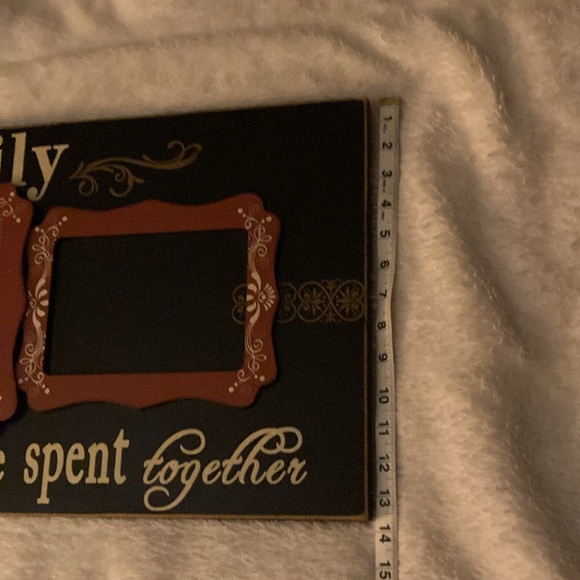3 picture wall frame NWOT Family We Cherish Our time spent together - Picture 3 of 11